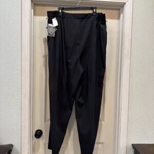 NEW Dudley Woman Plus Size 24 Dress Pants Straight Pants Black